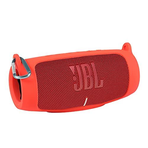 JBL CHARGE5 Charge 5 Bluetoothスピーカー 専用シリコンケース + ショルダーストラップ -Aenllosi (レッド)｜mochii0055｜02