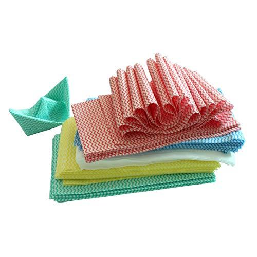 JEBBLAS キッチンクロス カウンタークロス ふきん 雑巾 台拭き、吸水性が良い 乾燥が速いので 繰り返し使える雑巾 約33cmx60cm 60枚｜mochii0055｜07