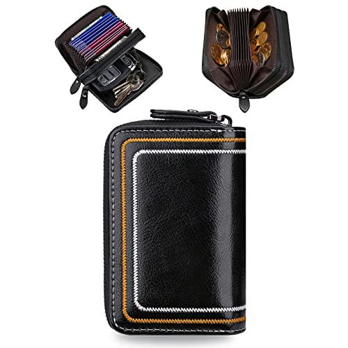 Zakya スマートキーケース カードケース 小銭入れ じゃばら 大容量 多