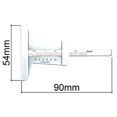 FregocS タイヤデプスゲージ 精度0.1mm 40mmまで測定可能 手元で正確に確認できる (タイヤ 摩耗計 溝深さ 測定 計測) TiDG01｜mochii0055｜02