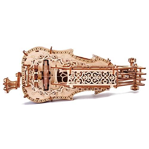 楽器になる ガーディ ハーディ リラ ダ ヴィンチ ウッドトリック Trick Wood 3dウッドパズル 木製模型 楽器玩具 上品 Themtransit Com