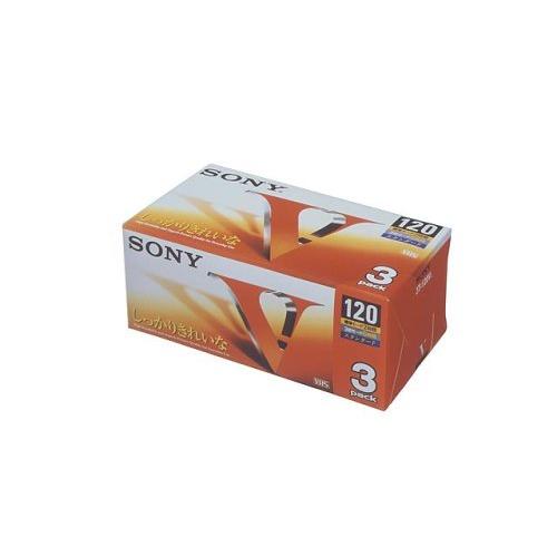 ソニー VHSビデオテープスタンダード120分 3巻パック 3T-120VL : mochi