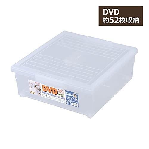 天馬 ディスク収納ボックス DＶDいれと庫 ワイド 3個セット クリア 約17×42.5×46.5cm｜mochii0055｜02