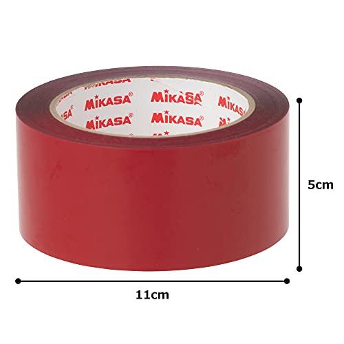 ミカサ(MIKASA) ラインテープ 赤 ポリプロピレン (伸びないタイプ) 幅50mm×50ｍ×2巻入 PP-500 R｜mochii0055｜06