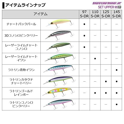 ダイワ(DAIWA) ショアラインシャイナーZ セットアッパー 125S-DR ゴールドレインボー ルアー｜mochii0055｜07