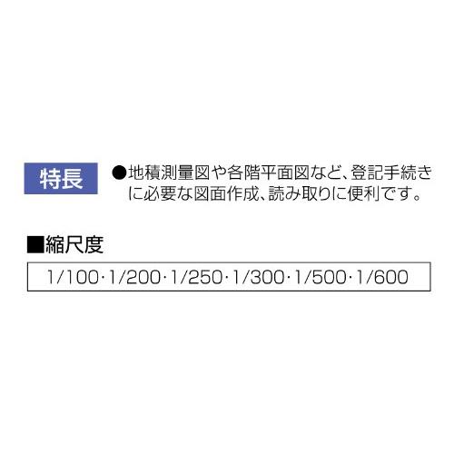 シンワ測定(Shinwa Sokutei) 三角スケール 土地家屋調査士用 A-15 JIS 15cm 74969｜mochii0055｜05