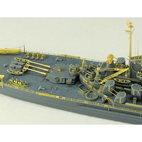 ヴィー・ホビー 1/700 アメリカ海軍 戦艦 インディアナ BB-58 1944年 デラックス版 プラモデル VEEE57006｜mochii0055｜10