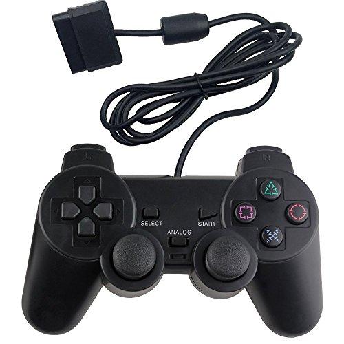 RGEEK PS2 コントローラー playstation2 用 有線コントロ ーラー 人体