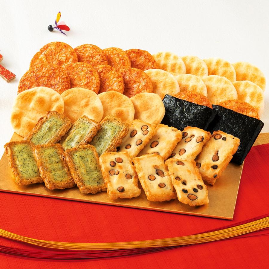 もち吉 （※期日指定不可）干支煎「福」【お歳暮 ギフト 詰め合わせ