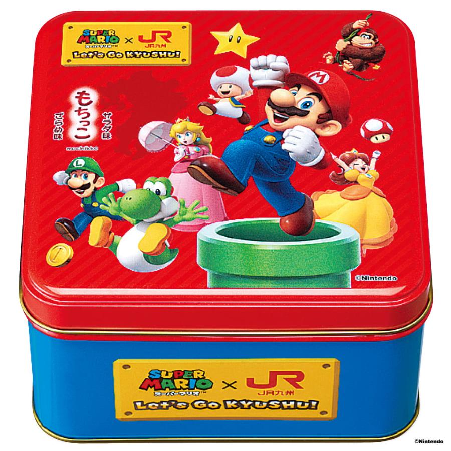 （※期日指定5月15日までお届け可）スーパーマリオ×JR九州 もち吉 もちっこコラボ缶 |  | 01