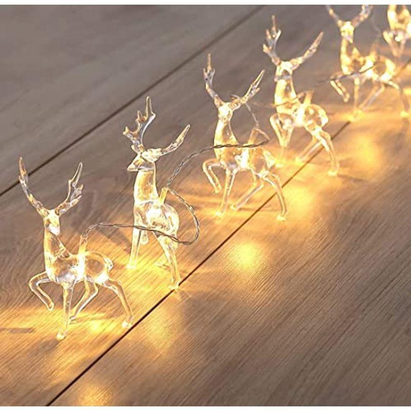 Duoleimi ストリングライト イルミネーションライト トナカイ クリスマスライト 3m電球 Led 屋内 屋外 ガーデンライト 電 Riakqtmpnv Colegiocardenalsancha Edu Co