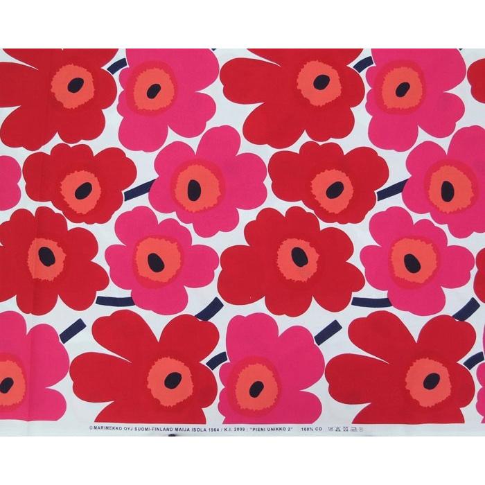 マリメッコ 生地 ピエニウニッコ 白地に赤花 約70ｃｍ 約50ｃｍ ハーフカット 生地 Marimekko 1 手芸材料の専門店 持ち手屋さん 通販 Yahoo ショッピング