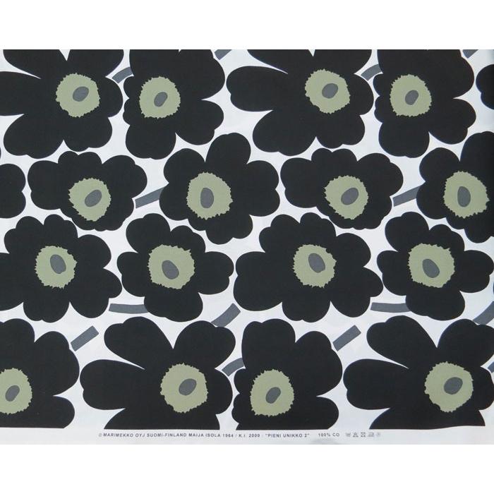マリメッコ 生地 ピエニウニッコ 白地に黒花 約70ｃｍ 約50ｃｍ ハーフカット 生地 Marimekko 2 手芸材料の専門店 持ち手屋さん 通販 Yahoo ショッピング