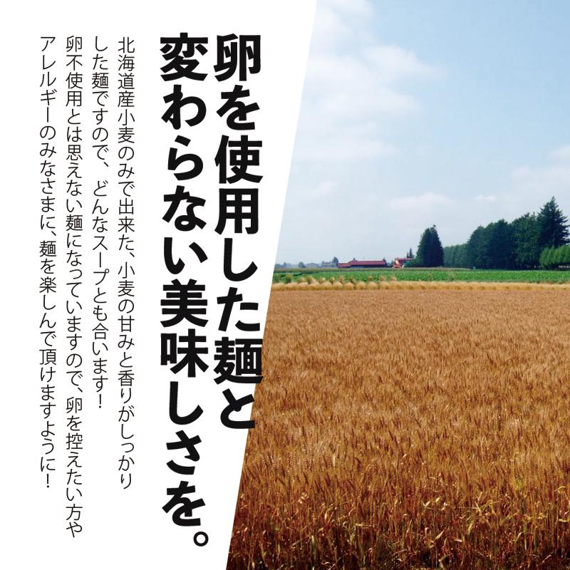 ★卵不使用★【全国一律1080円】 北海道産の小麦粉”ゆめちから”100%の低温熟成ラーメン6食セット 【ポスト投函】｜mochizuki-seimen｜04