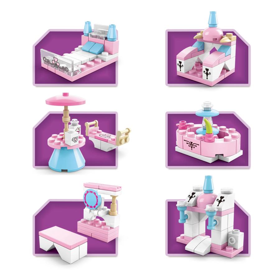 8612-1 プリンセス城 レゴ ブロック 互換 キット LEGO　互換品 シティ 知育玩具 プレゼント ミニフィグ |  | 04