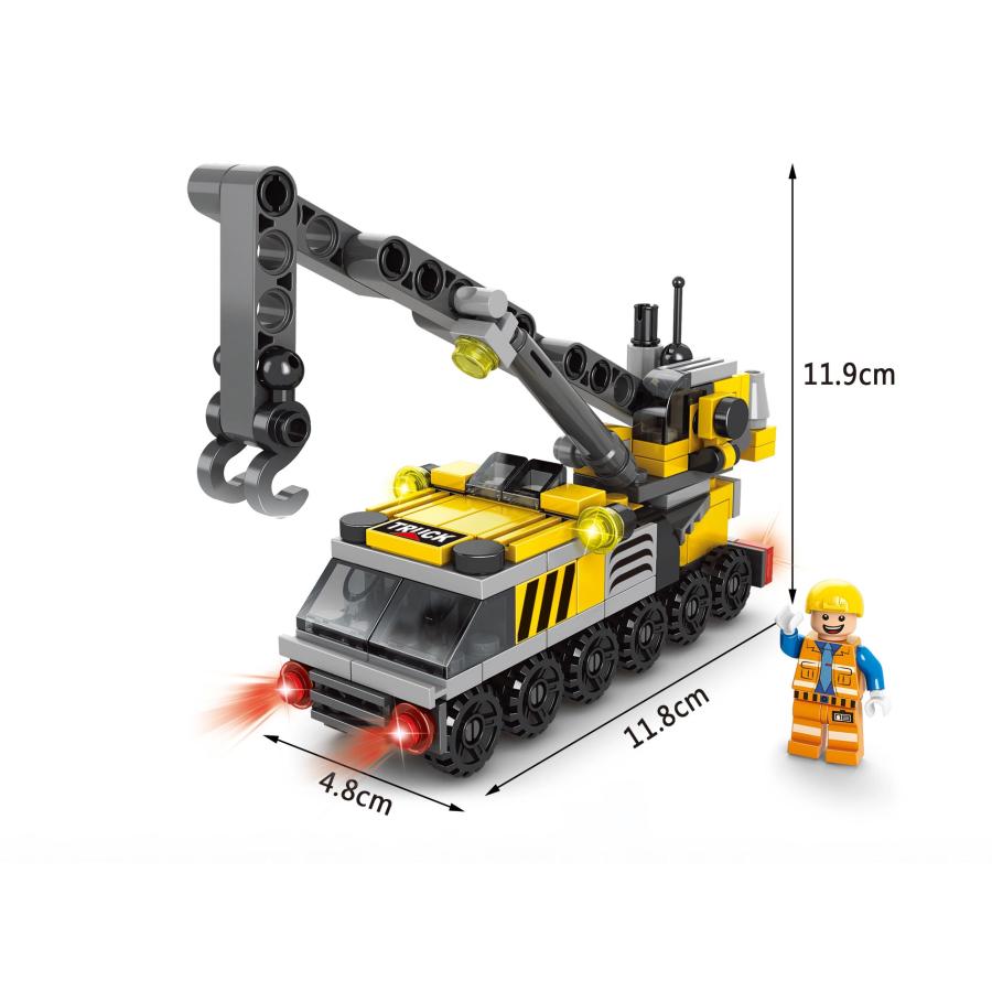 8612-2 クレーン車 レゴ ブロック 互換 キット LEGO　互換品 シティ 知育玩具 プレゼント ミニフィグ |  | 03