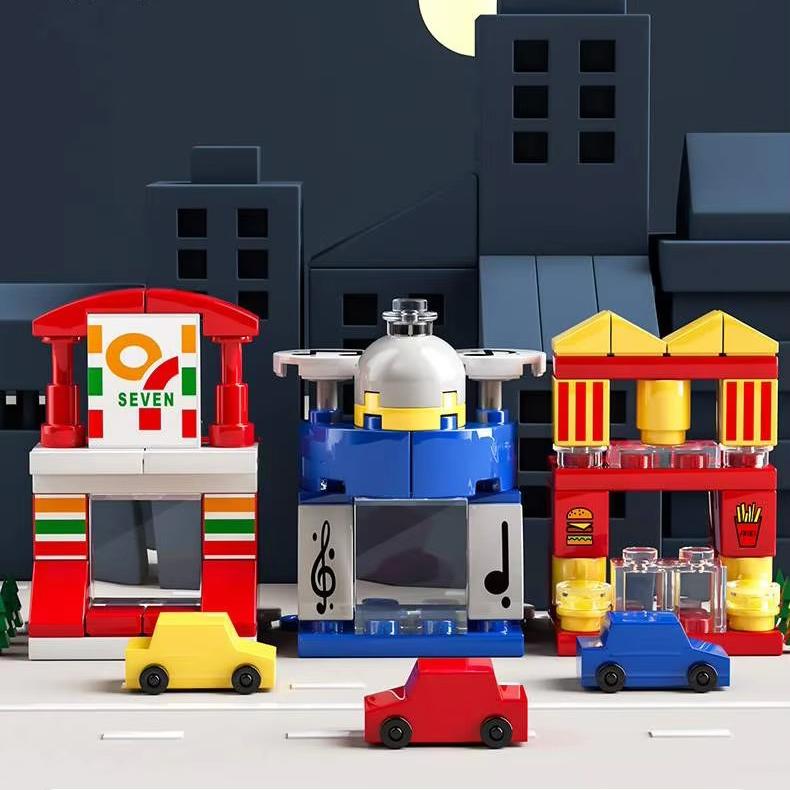 8612-4 お店屋さん メインストリート  レゴ ブロック 互換 キット LEGO　互換品 シティ 知育玩具 プレゼント ミニフィグ |  | 02