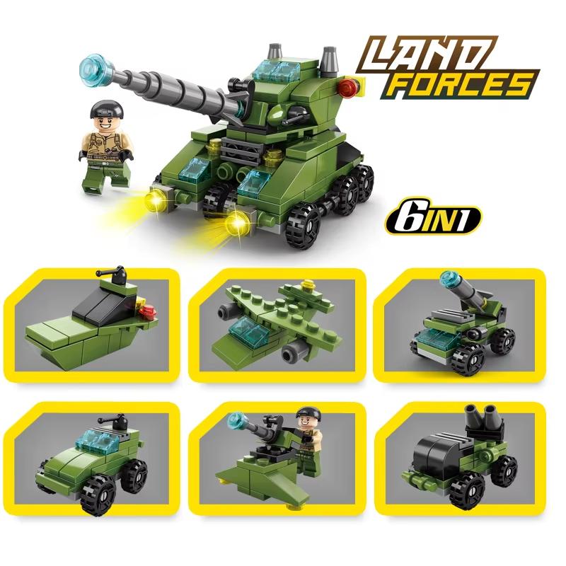 8612-5 ミリタリー戦車 レゴ ブロック 互換 キット LEGO　互換品 シティ 知育玩具 プレゼント ミニフィグ |  | 04
