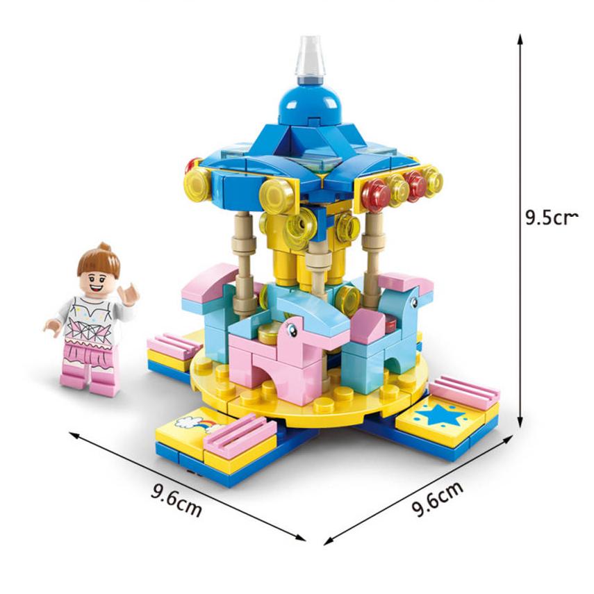 8612-8 メリーゴーランド  レゴ ブロック 互換 キット LEGO　互換品 シティ 知育玩具 プレゼント ミニフィグ |  | 03