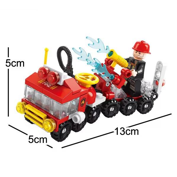 8732-4 消火作業消防車 レゴ ブロック 互換 キット LEGO　互換品 シティ 知育玩具 プレゼント ミニフィグ |  | 03