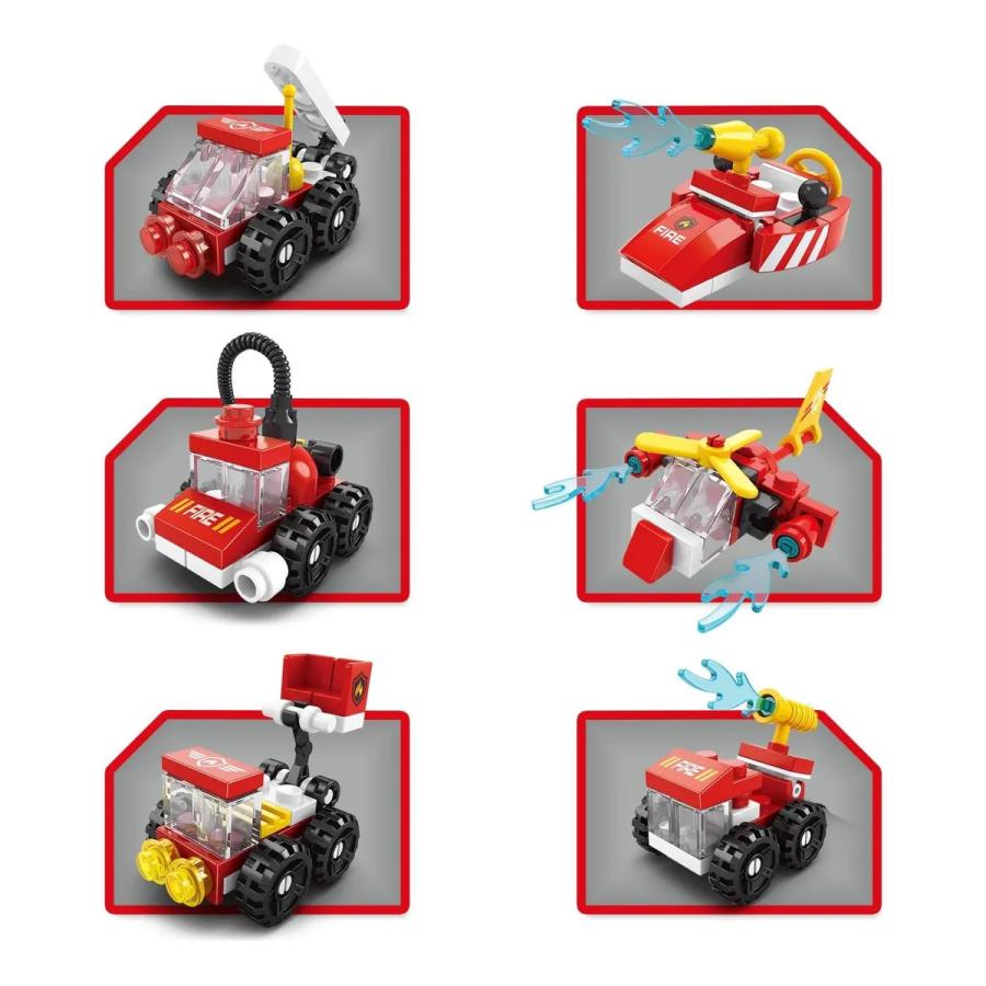 8732-4 消火作業消防車 レゴ ブロック 互換 キット LEGO　互換品 シティ 知育玩具 プレゼント ミニフィグ |  | 04