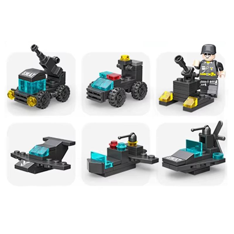 8732-7 SWAT（スワット） レゴ ブロック 互換 キット LEGO　互換品 シティ 知育玩具 プレゼント ミニフィグ |  | 04
