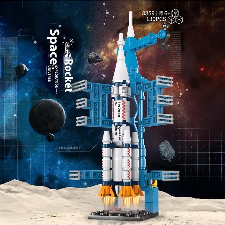8859 スペースロケット レゴ ブロック 互換 キット LEGO 互換品 シティ クリエーター ミニフィグ | 