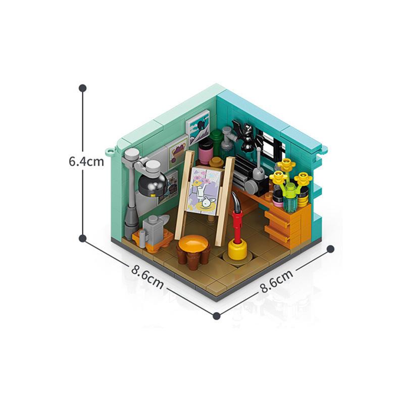 8969-1 画家 絵画 キット レゴ ブロック 互換 LEGO　互換品 シティ 知育玩具 プレゼント ミニフィグ |  | 01