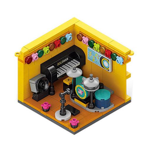 8969-3 ピアノ、ドラム、ライブハウス キット レゴ ブロック 互換 LEGO　互換品 シティ 知育玩具 プレゼント ミニフィグ |  | 02