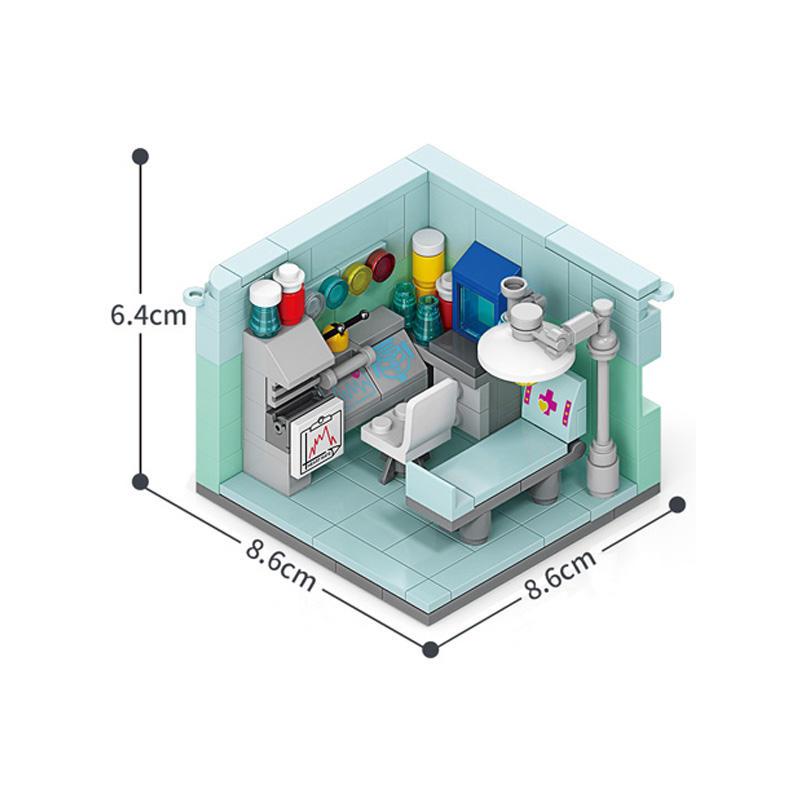 8969-5 医者 ドクター 手術室　病院 キット レゴ ブロック 互換 LEGO　互換品 シティ 知育玩具 プレゼント ミニフィグ |  | 01