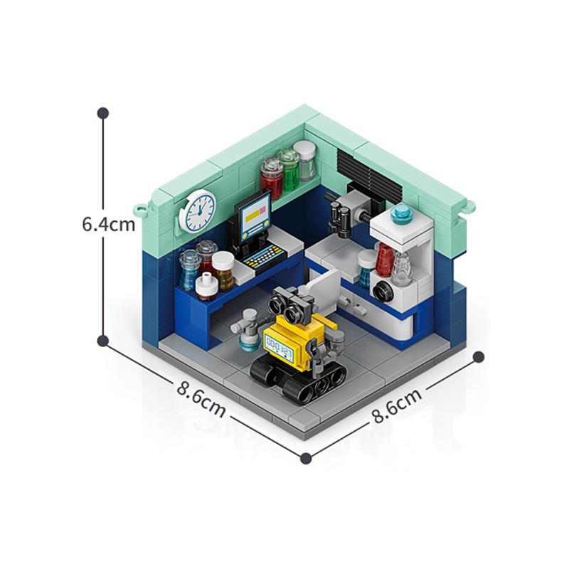 8969-6 理系 ロボット工学 ロボット研究 キット レゴ ブロック 互換 LEGO　互換品 シティ 知育玩具 プレゼント ミニフィグ |  | 01