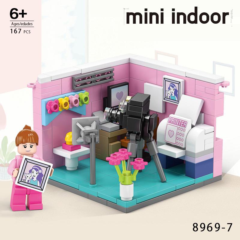 8969-7 写真家 カメラマン キット レゴ ブロック 互換 LEGO　互換品 シティ 知育玩具 プレゼント ミニフィグ | 