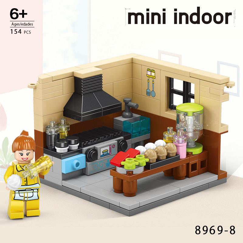 8969-8 シェフ キッチン 料理屋 キット レゴ ブロック 互換 LEGO　互換品 シティ 知育玩具 プレゼント ミニフィグ | 