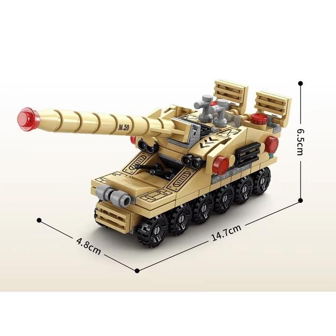 8970-5 キャノン戦車 レゴ ブロック 互換 キット LEGO　互換品 シティ 知育玩具 プレゼント ミニフィグ |  | 02