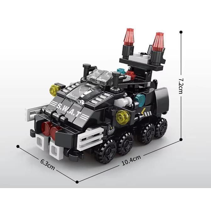 8971-3 SWAT（スワット） レゴ ブロック 互換 キット LEGO　互換品 シティ 知育玩具 プレゼント ミニフィグ |  | 02