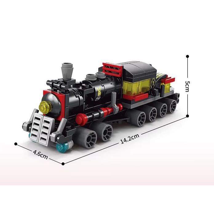 8971-4 蒸気機関車 レゴ ブロック 互換 キット LEGO　互換品 シティ 知育玩具 プレゼント ミニフィグ |  | 02