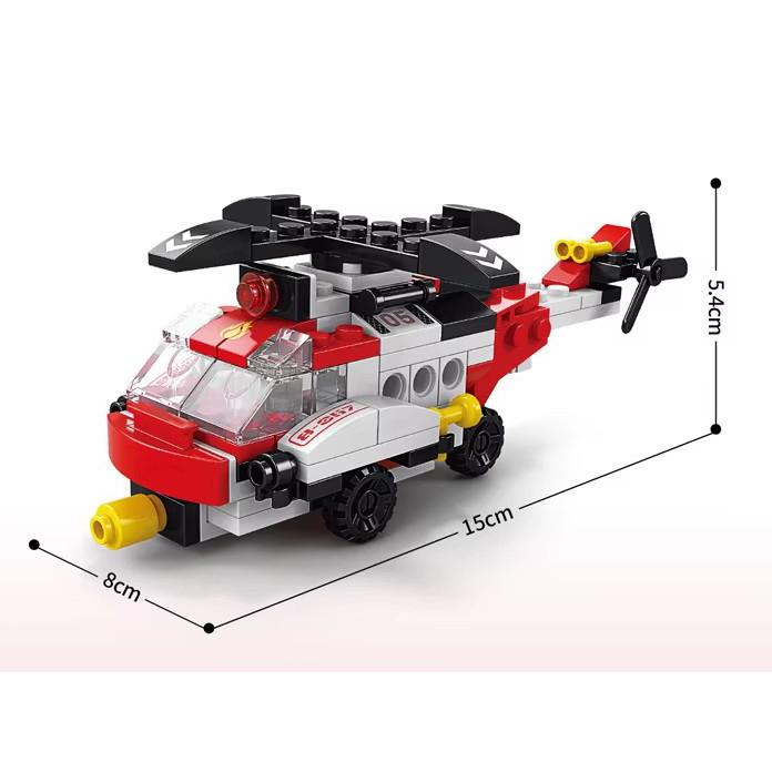 8971-7 救急ヘリ レゴ ブロック 互換 キット LEGO　互換品 シティ 知育玩具 プレゼント ミニフィグ |  | 02