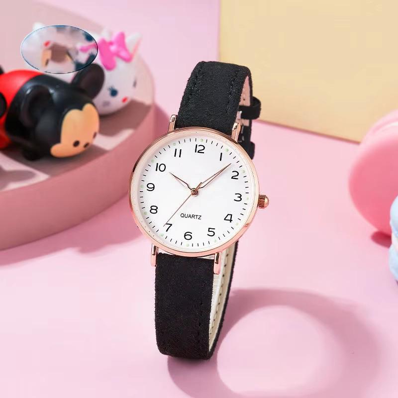 腕時計レディース安い スエード調の腕時計 大人可愛いローズゴールド シンプルなので通勤向け |  | 14