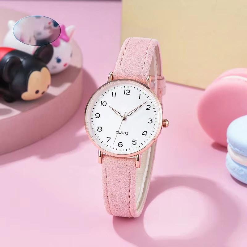 腕時計レディース安い スエード調の腕時計 大人可愛いローズゴールド シンプルなので通勤向け |  | 04