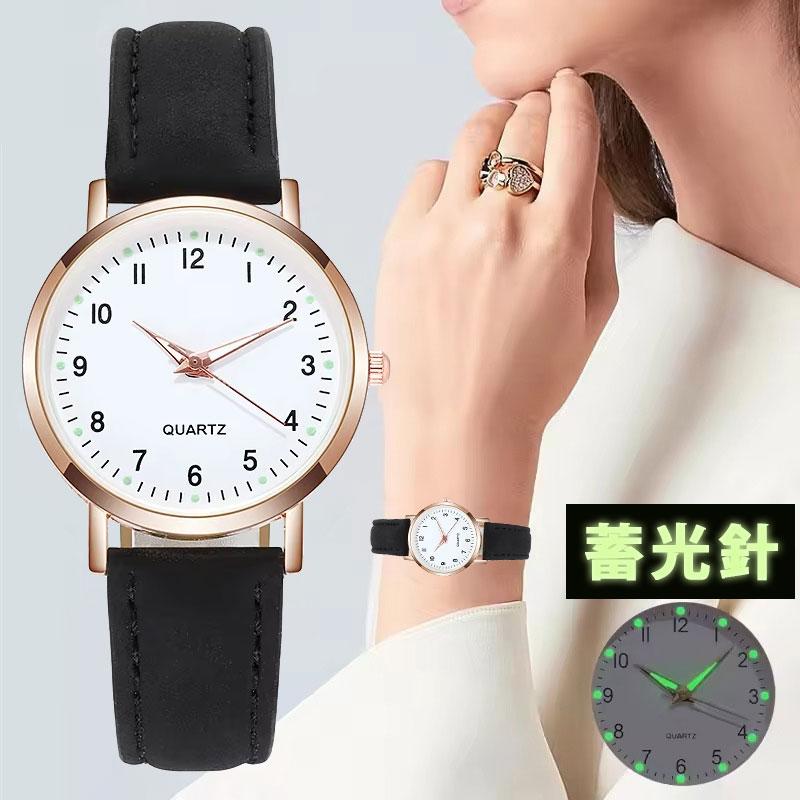 腕時計レディース安い スエード調の腕時計 大人可愛いローズゴールド シンプルなので通勤向け |  | 05