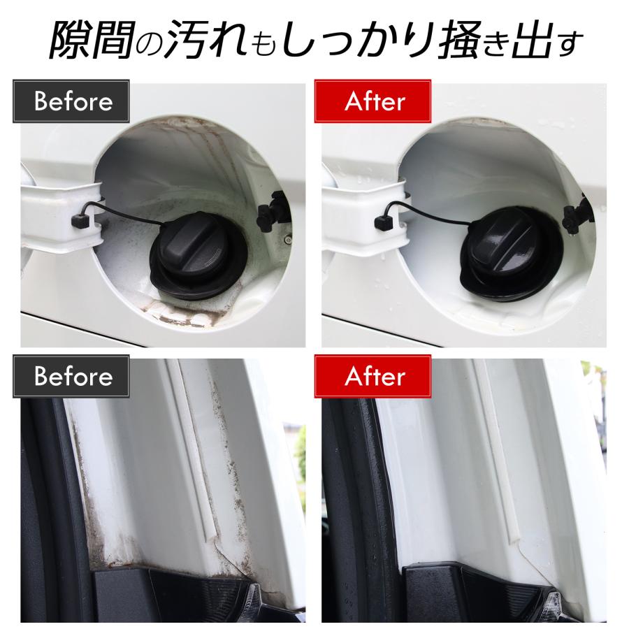 洗車ブラシ 5本セット 傷つかない ディテールブラシ 筆タイプ 柔らか毛 ホイールブラシ 細い 隙間 内装 外装 ナット周り対応 高級豚毛 ボディ用 |  | 10