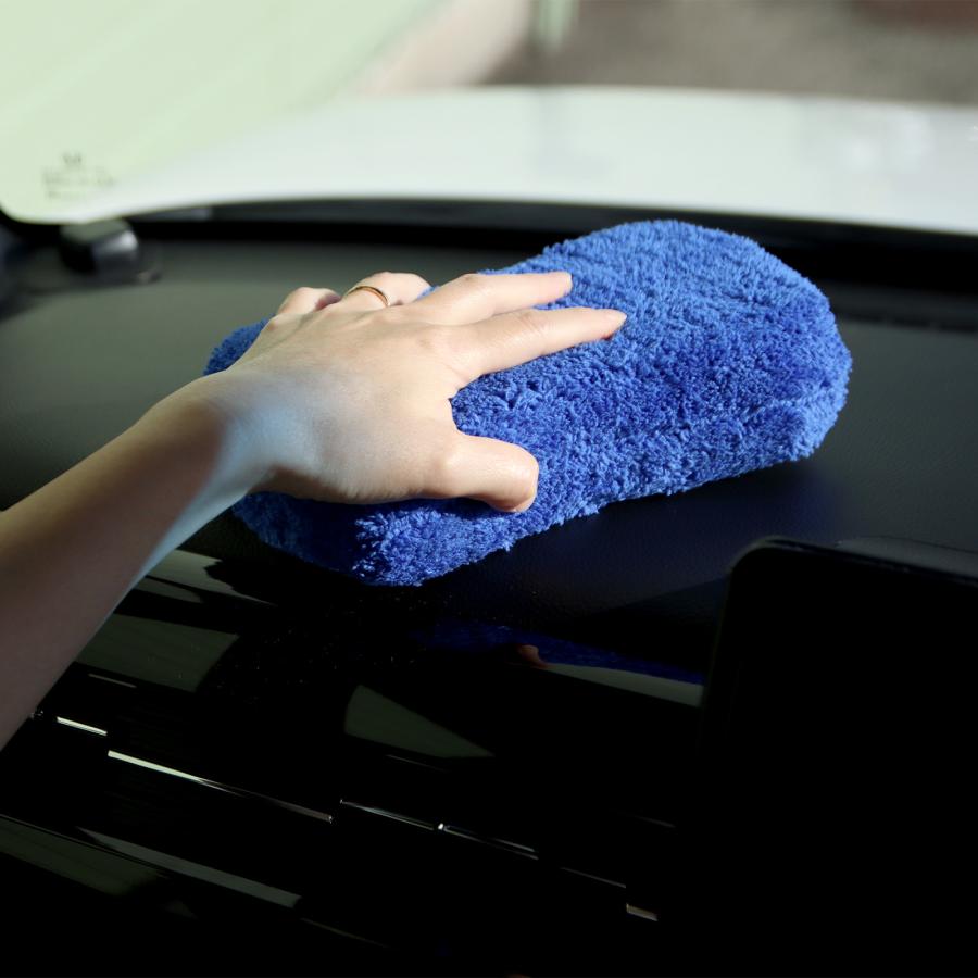 mocola 洗車スポンジ マイクロファイバー 厚手 吸水 高密度 傷つかない 車 ボディ ガラス ホイール 洗車用品 洗車グッズ カー用品 泡立ち やわらかい | Pit-Life | 04