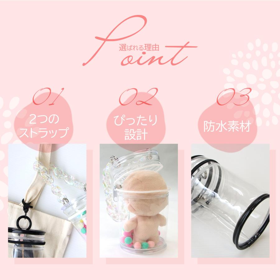 JOCHUM ぽぽ ぬいぐるみ ハート アクスタポーチ アクスタケース ジェオチャムハートデザインシリーズ｜サンリオ