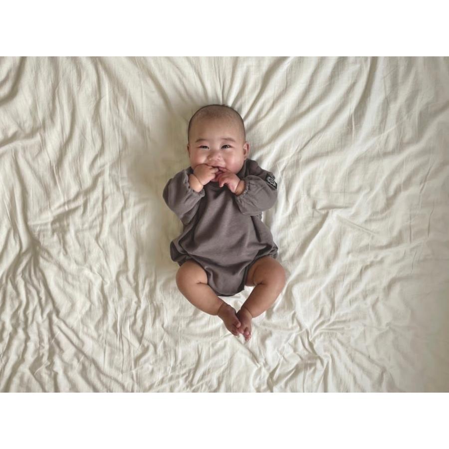 子供服 ベビー服 ロンパース ミニ裏毛 ドロップショルダー 60 70 80 男女兼用 |  | 10