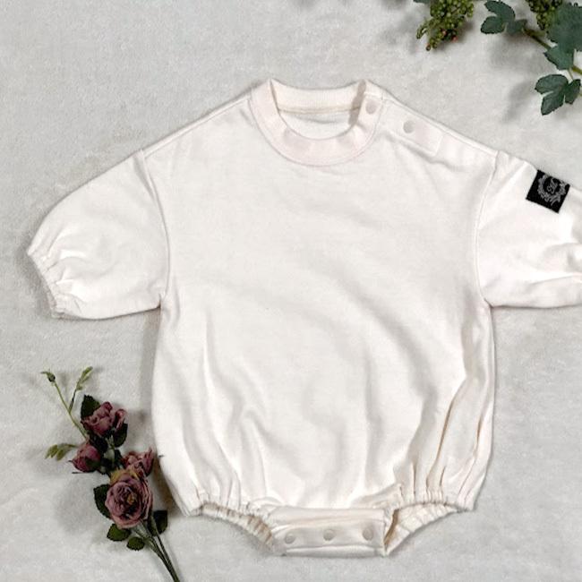 子供服 ベビー服 ロンパース ミニ裏毛 ドロップショルダー 60 70 80 男女兼用 |  | 14