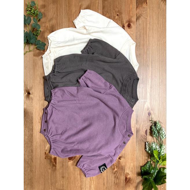 子供服 ベビー服 ロンパース ミニ裏毛 ドロップショルダー 60 70 80 男女兼用 |  | 18