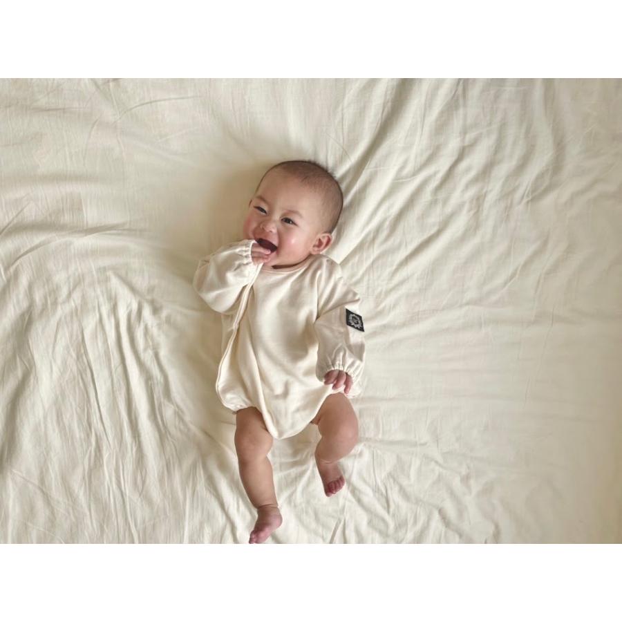 子供服 ベビー服 ロンパース ミニ裏毛 ドロップショルダー 60 70 80 男女兼用 |  | 05