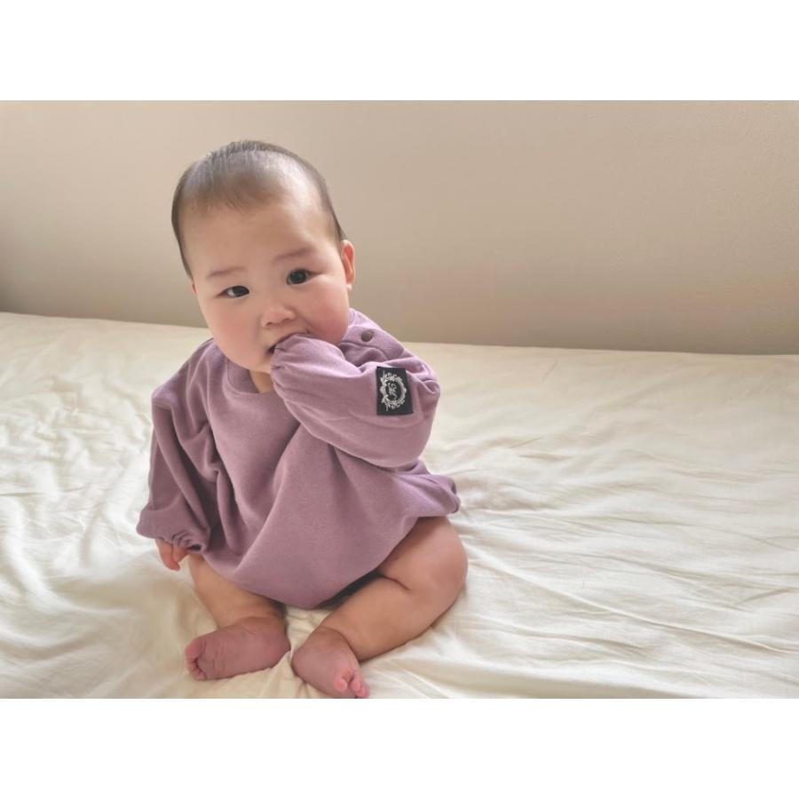 子供服 ベビー服 ロンパース ミニ裏毛 ドロップショルダー 60 70 80 男女兼用 |  | 03