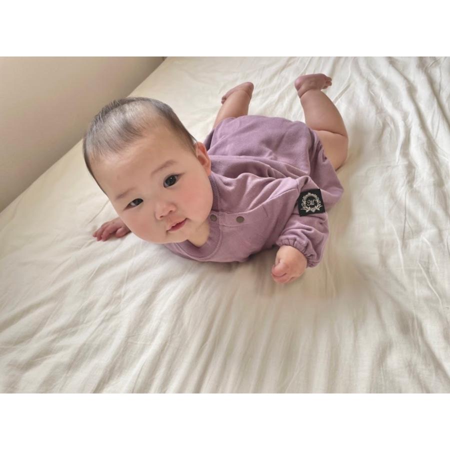 子供服 ベビー服 ロンパース ミニ裏毛 ドロップショルダー 60 70 80 男女兼用 |  | 06