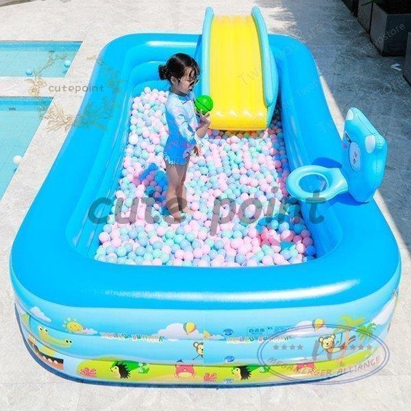 プール ビニールバス 乾湿両用 ボールプール 子供楽園 肉厚 大型プール シュート 滑り台 自宅 海洋楽園 大人でも入れる 水泳 水遊び 外寸